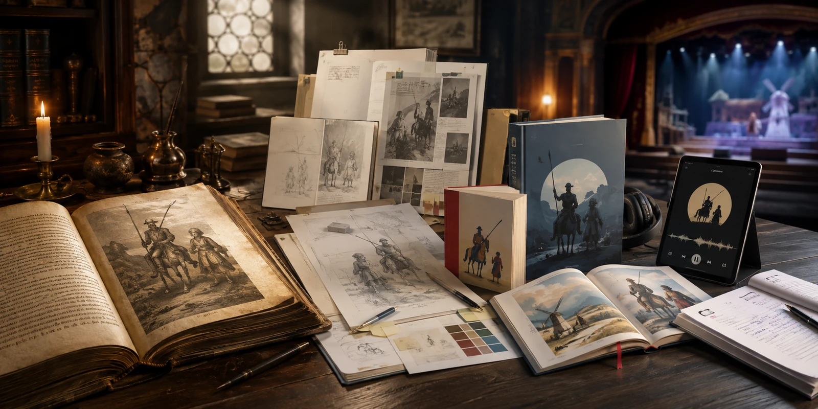 El Quijote a través de sus ediciones: la misma obra, distintas puertas de entrada para cada público