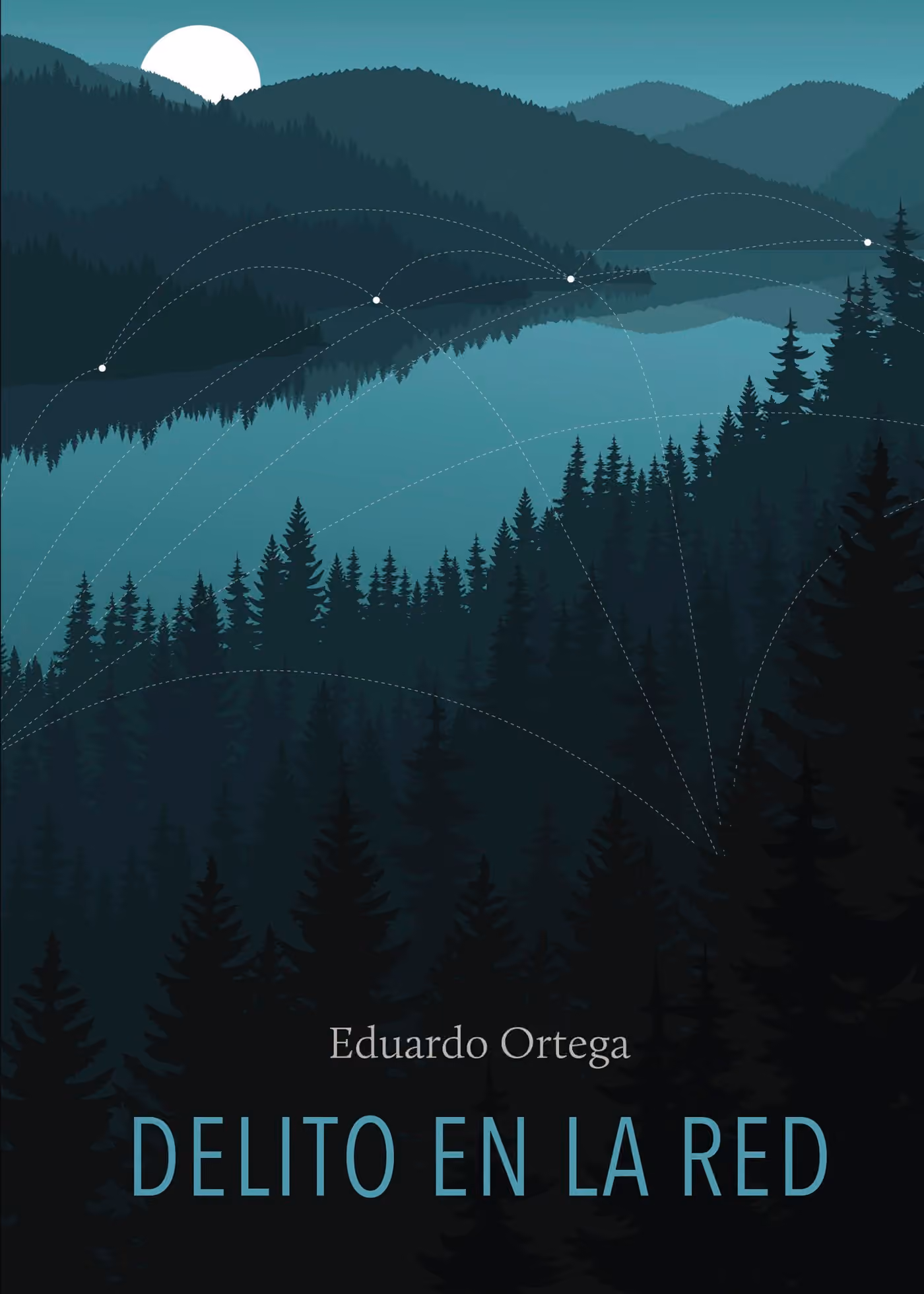 Cubierta de «Delito en la red», de Eduardo Ortega Amorós