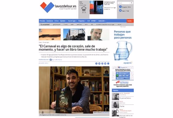 Imagen de la noticia: Entrevista de LaVozdelSur.es a Fran Reyes, autor de La Procesión de las Almas