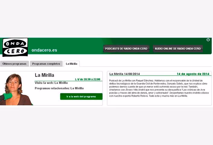 Imagen de la noticia: Entrevista de Onda Cero a Álvaro Villa, por «Las crónicas de Ava»