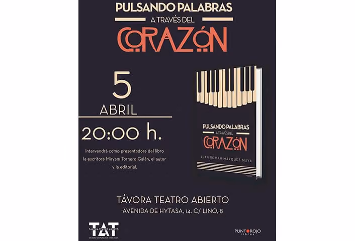 Imagen de la noticia: Presentación de Pulsando Palabras a través del Corazón de Juan Román Márquez