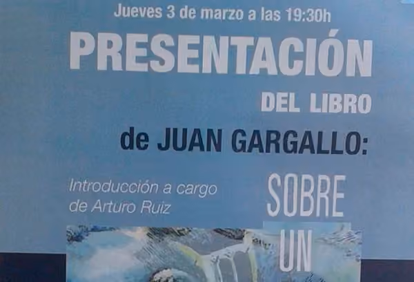 Imagen de la noticia: Presentación de Sobre un fondo de agua en Denia, Alicante