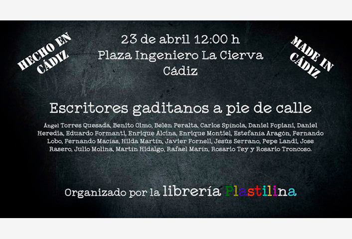 Fernando Macías (El asesino de comparsistas) participará en un encuentro de escritores en Cádiz para celebrar el Día del Libro