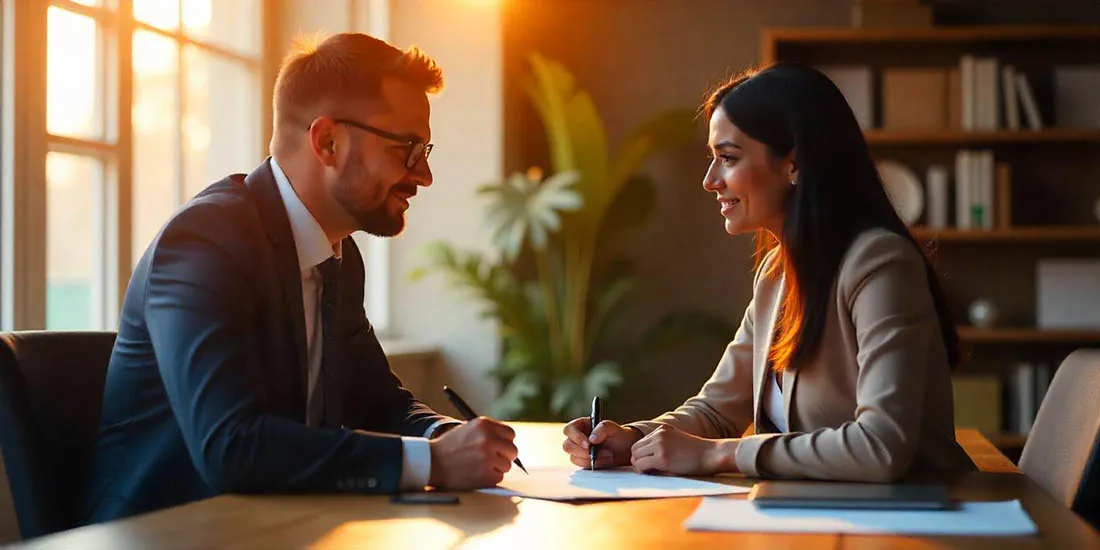 Firma de patrocinio entre un autor y una empresa