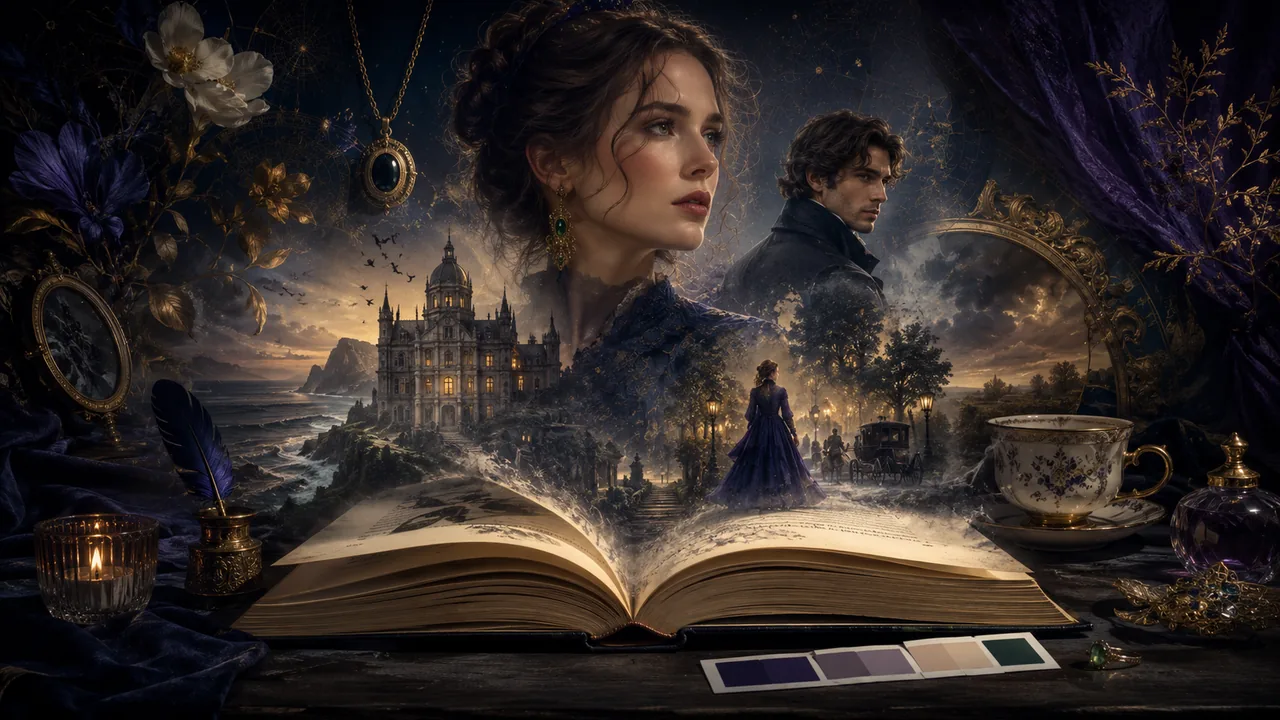 Universo visual editorial creado a partir de un libro mediante ICONOSTASIO
